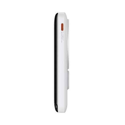 Powerbank с беспроводной зарядкой Baseus Magnetic Bracket Wireless 10000mAh 20W (PPCX000202) белый