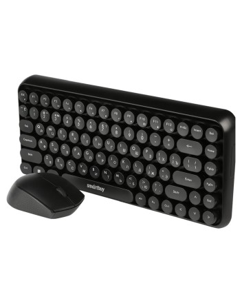 Комплект клавиатура+мышь мультимедийный Smartbuy 626376AG черный (SBC-626376AG-K)