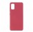 Накладка для Samsung Galaxy A42 Silicone cover без логотипа бордовая