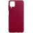 Накладка для Samsung Galaxy A42 Silicone cover без логотипа бордовая