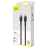 Кабель-зарядка Type-C на Type-C Baseus Cafule PD2.0 100W 2м (CATKLF-ALG1) черный