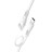 Usb Кабель-зарядка Type-C Hoco X40 Noah 3A 1м плоский силиконовый белый