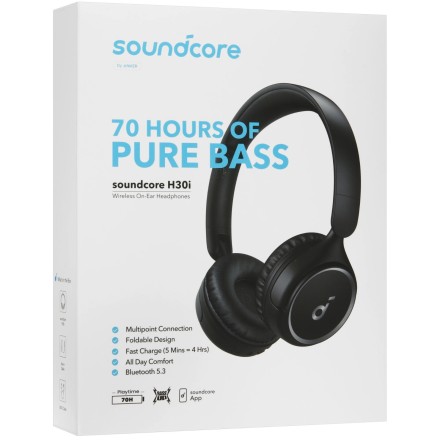 Стереонаушники Bluetooth полноразмерные Anker Soundcore A3012 черные