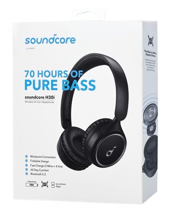 Стереонаушники Bluetooth полноразмерные Anker Soundcore A3012 черные