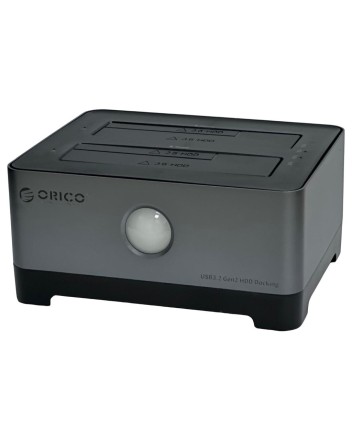 Док-станция для 2 HDD Orico 5528C3-C-GY 10Gbps USB-C/USB3.1 черная