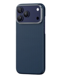 Накладка для i-Phone 17 Pro Max Keephone Kevlar Sweden MagSnap синий