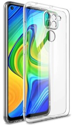 Чехол-накладка силикон 2.0мм Xiaomi Redmi Note 9/Redmi 10 прозрачный