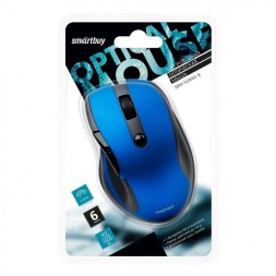 Мышь беспроводная Smartbuy 508AG USB/DPI 800-1200-1600/6 кнопок/1AA (SBM-508AG-B) синяя
