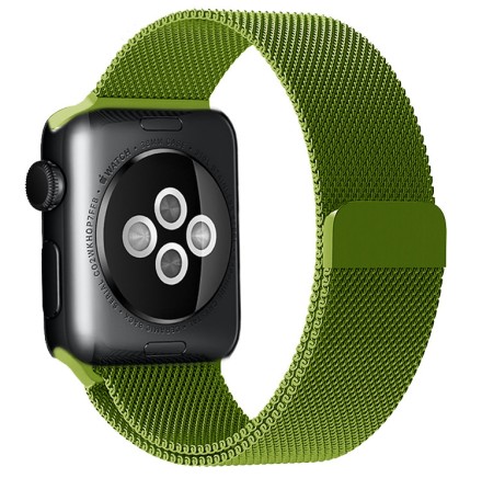 Сменный браслет для Apple Watch 38-40mm Milano №11 болотный