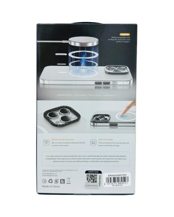 Накладка для i-Phone 15 Pro Max Keephone Magviar Magsafe прозрачная
