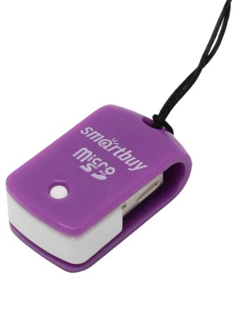 Картридер Smartbuy 706 USB - microSD (SBR-706-F) белый