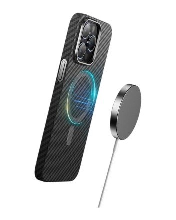 Накладка для i-Phone 14 Pro Keephone Kevilar MagSnap черный