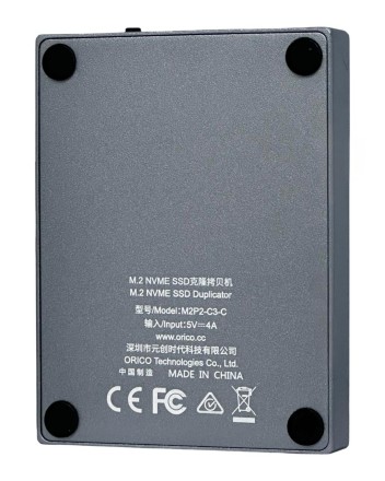 Дубликатор для 2 M.2 NVMe Orico M2P2-C3-C USB-C черный