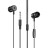 Наушники с микрофоном Borofone BM31 Mysterious 1.2м черные