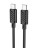 Usb Кабель-зарядка Type-C на Type-C Hoco X88 3.0A  60W 2M черный