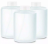 Сменные блоки жидкого мыла для дозатора Xiaomi Mijia AutomaticFoam Soap Dispenser 3шт белые