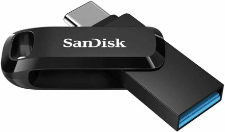 3.1 USB флеш накопитель SanDisk 64GB Ultra Dual Drive Type-c (SDDDC4-064G-G46) черный
