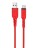 Usb Кабель-зарядка Type-C Hoco X59 3A 1м в тканевой оплётке красный