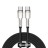 Кабель-зарядка Type-C на Type-C Baseus Cafule Metal 100W 2м CATJK-D01 чёрный