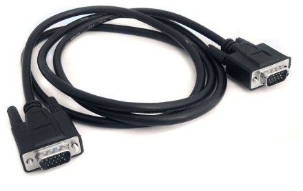 Кабель VGA/SVGA (папа)-VGA/SVGA (папа) Perfeo (V7001) с ф/фильтрами 1.8м