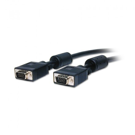 Кабель VGA/SVGA (папа)-VGA/SVGA (папа) Perfeo (V7001) с ф/фильтрами 1.8м