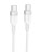 Usb Кабель-зарядка Type-C на Type-C Hoco X109 3A 60W 1м силиконовый белый