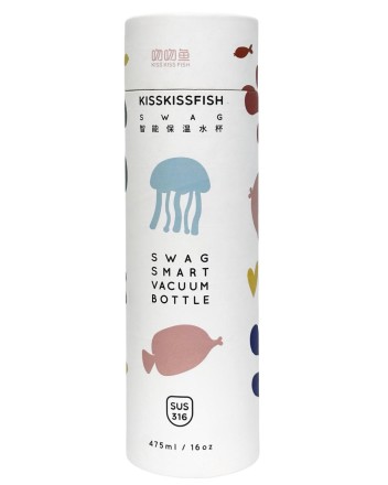 Термокружка Xiaomi Kiss Kiss Fish Smart Vacuum Cup S-U47WS (475мл) белая