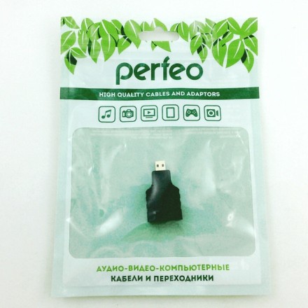 Переходник microHDMI (папа) - HDMI (мама) Perfeo (A7003)