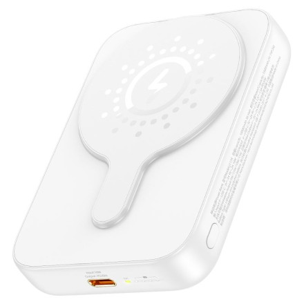 Powerbank с беспроводной зарядкой Hoco J117A Magnetic Wireless 10000mAh 20W чёрный