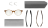 Компьютерные очки Qukan Anti Blue Light Eyes W1 (LG02QK) коричневый