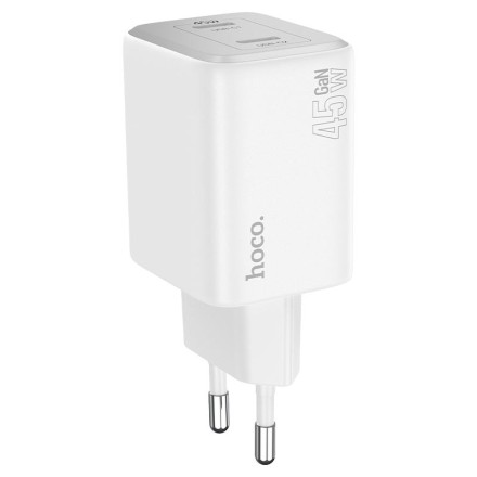Сетевое зар. устр. Hoco N42 2C 45W белое