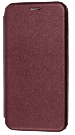 Чехол-книжка Xiaomi Pocophone M5 Fashion Case боковая бордовая