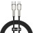 Кабель-зарядка Type-C на Lightning Baseus Cafule Metal 20W 1м CATLJK-A01 чёрный