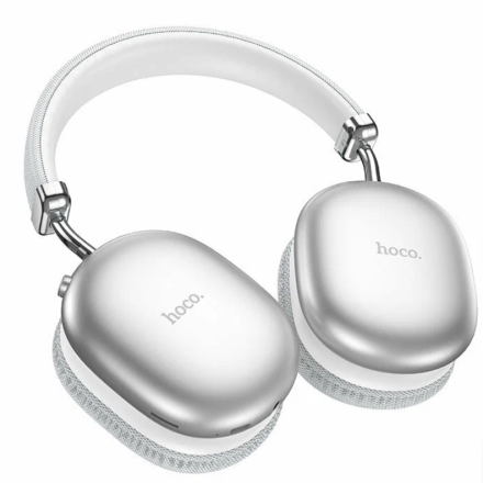 Стереонаушники Bluetooth полноразмерные Hoco W35 Max V5.3/45ч серебристые
