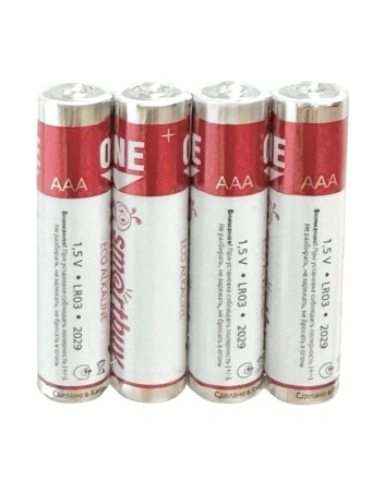 Батарейка алкалиновая Smartbuy ONE LR03/4B (48/480)  SOBA-3A04B-Eco