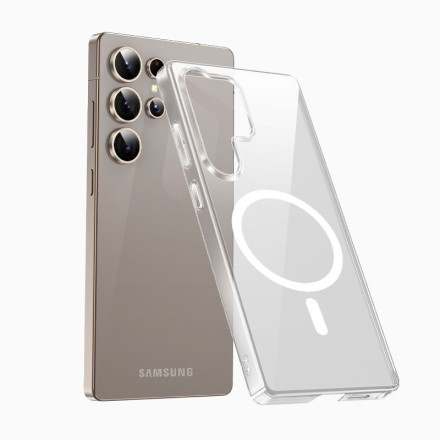 Накладка для Samsung Galaxy S24 Ultra Keephone X-Crystal MagSnap Ultra Durable прозрачный