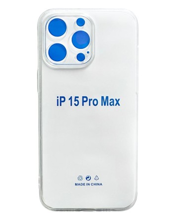 Чехол-накладка силикон 1.5мм i-Phone 15 Pro Max 6.7&quot; прозрачный
