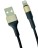 Usb Кабель-зарядка i-Phone Hoco X26 Xpress 2.4A 1м в тканевой оплётке черный