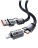 USB/USB-C Кабель-зарядка Remax RC-C189 3в1 Lightning/Type-C 1м 65W черный