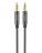 Аудиокабель AUX 3,5mm Hoco 1m с микрофоном UPA19 черный