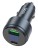 Автомобильное заряд. устр. Hoco Z57B 1USB/1C 63W серый