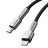 Кабель-зарядка Type-C на Lightning Baseus Cafule Metal 20W 2м (CATLJK-B01) черный
