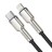 Кабель-зарядка Type-C на Lightning Baseus Cafule Metal 20W 2м (CATLJK-B01) черный