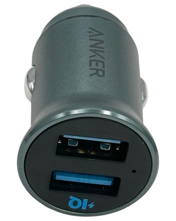 Автомобильное зар. устр. Anker A2727 24W 2USB черное