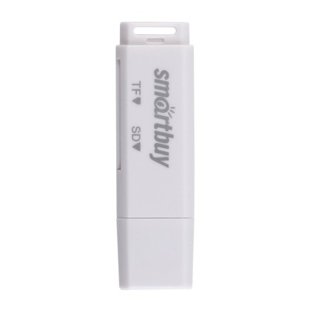 Картридер Smartbuy 715 USB - SD/microSD (SBR-715-W) белый