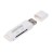 Картридер Smartbuy 715 USB - SD/microSD (SBR-715-W) белый