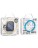 Беспроводные наушники TWS Hoco EW41 Plus BT5.3/35mAh (350mAh)/6ч синие