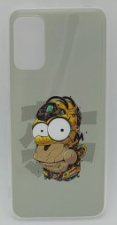 Накладка для Xiaomi Pocophone M3 Pro пластик разные рисунки