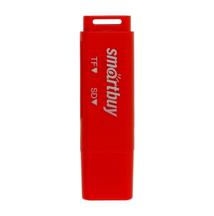 Картридер Smartbuy 715 USB - SD/microSD (SBR-715-R) красный