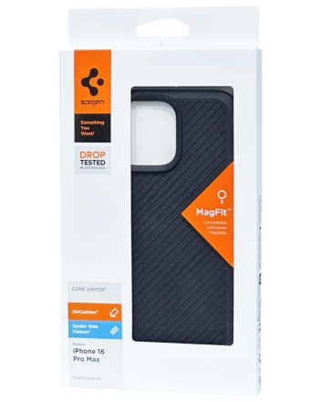 Накладка для i-Phone 16 Pro Max 6.7&quot; Spigen Core Armor MagSafe (ACS08024) матовый черный